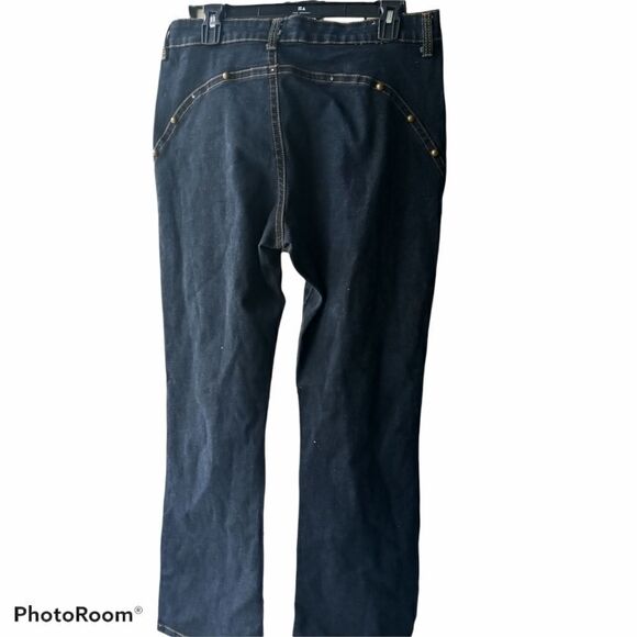 J & C Wide Leg Junior Jeans 17/18 - Picture 1 of 8